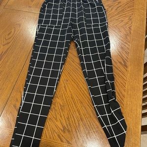 NWT zaful black&white pants
